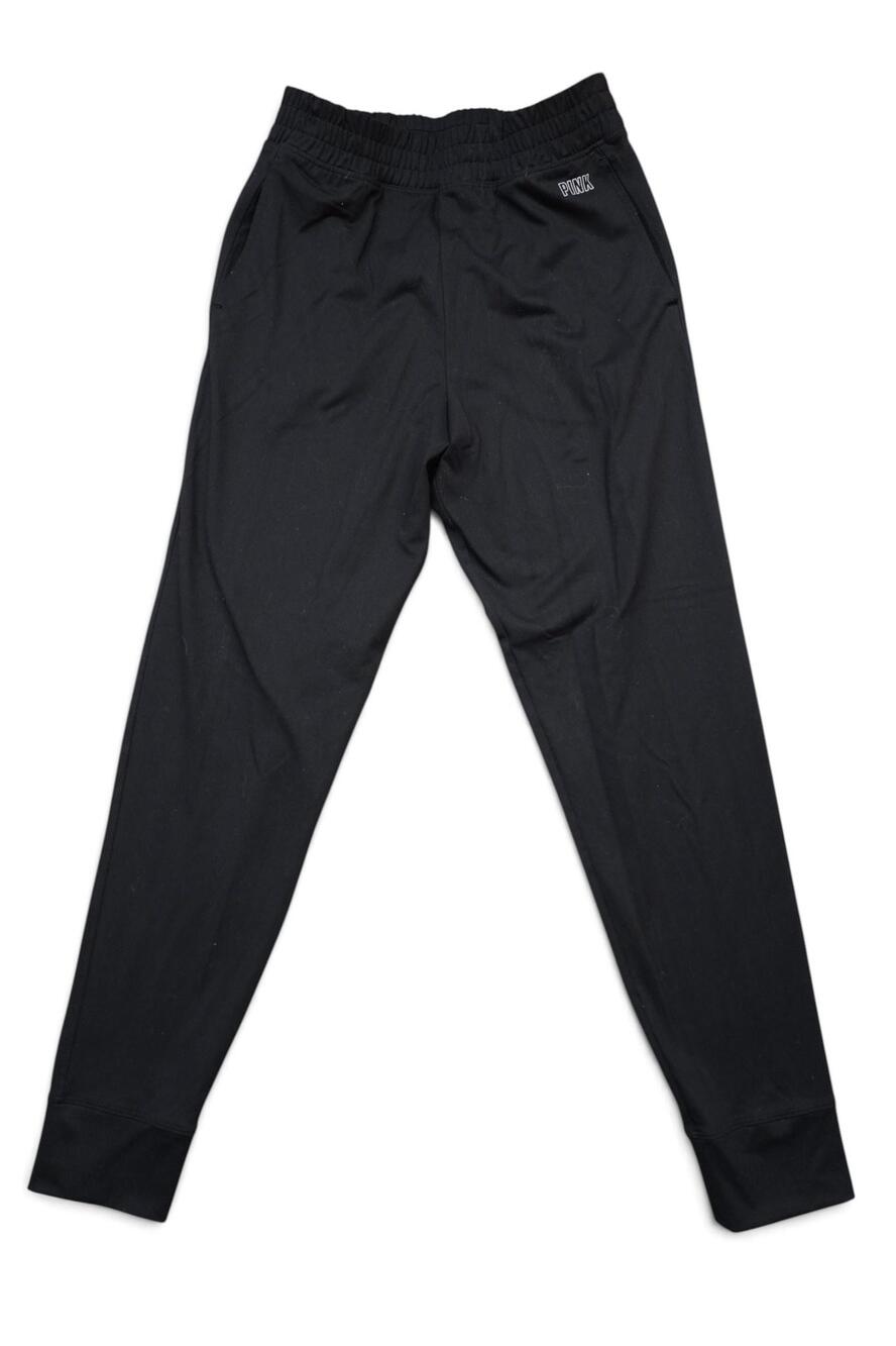 PINK Victoria's Secret Pants Womens M Black Ultimate Jogger Yoga Stretch Gym